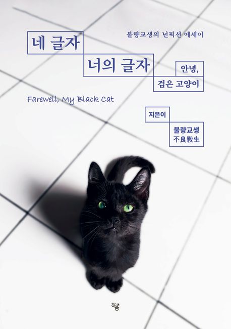 네 글자 너의 글자 : 안녕, 검은 고양이 불량교생의 넌픽션 에세이
