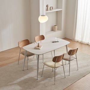 바오트 레테 4인 세라믹 식탁 원목의자 SET