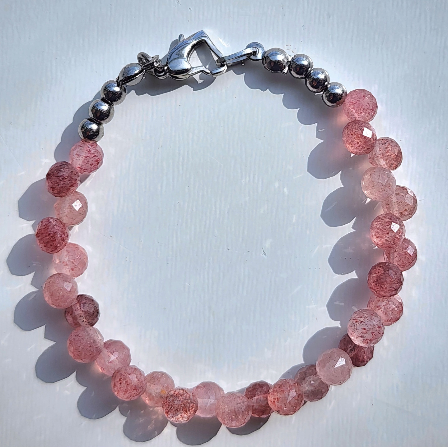 앙시 천연석 매듭 팔찌