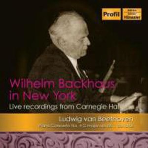 Wilhelm Backhaus - 빌헬름 박하우스 뉴욕 카네기홀 실황 공연 - 베토벤 피아노 협주곡 4번 피아노 소나타