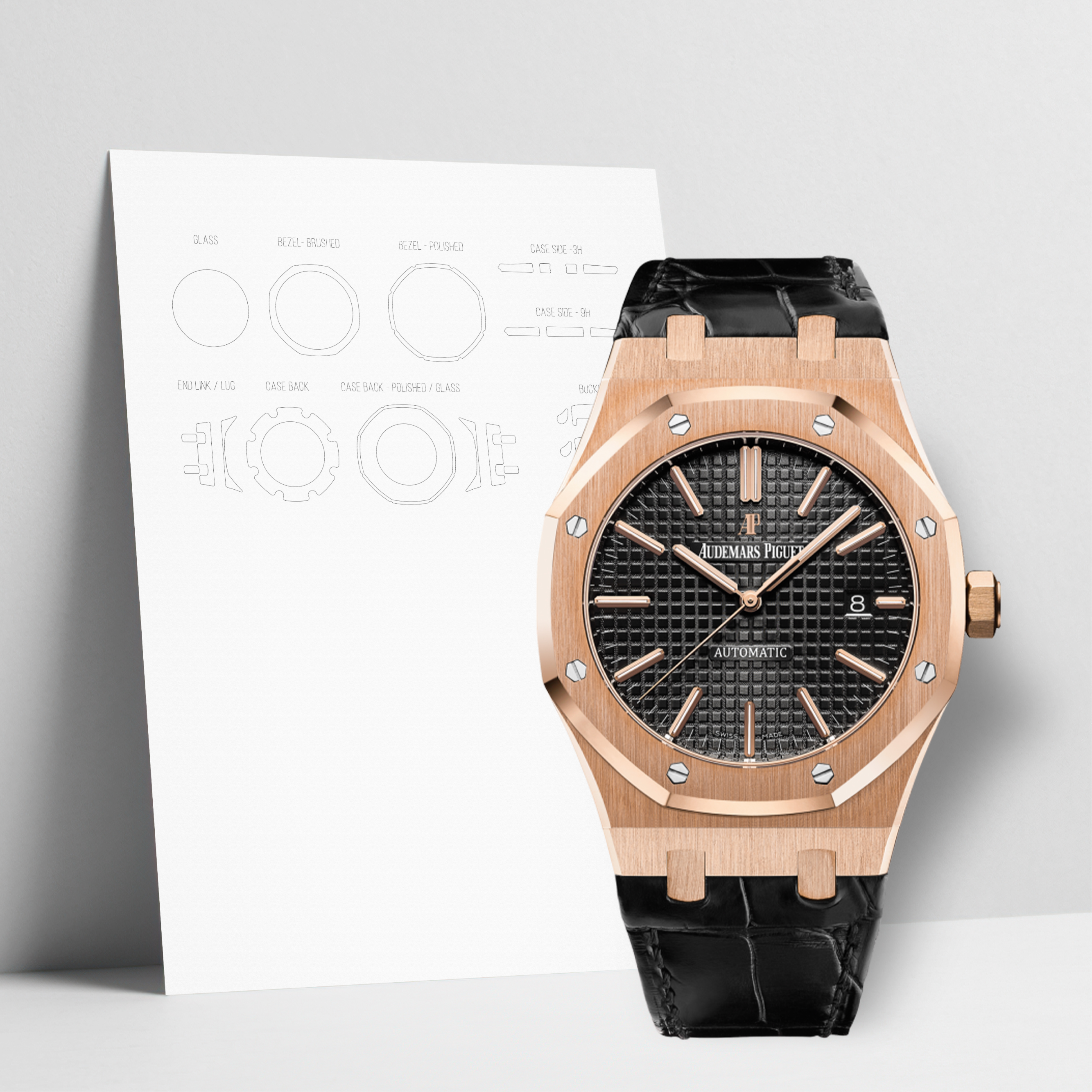 WatchShell 오데마 피게 로열 오크 OO 보호필름 15400OR D002CR 01