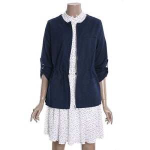 [롯데백화점] 탑이슈 린넨 라운드 점퍼(CE8GM62)_E LE1000959983