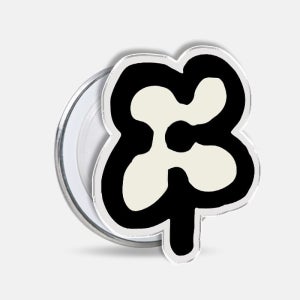 Big flowers(Black) 맥세이프 톡