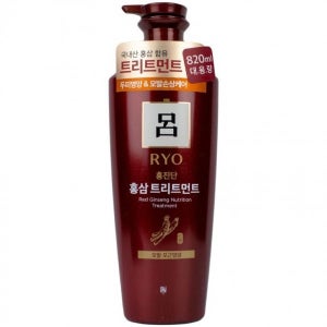 뷰티홈 려 홍진단 홍삼 영양 트리트먼트-손상모발용 820ml