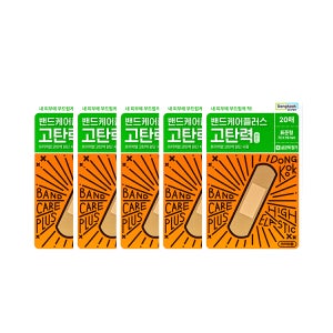 동국제약 [단 하루] 밴드케어플러스탄력밴드 20매 × 5개