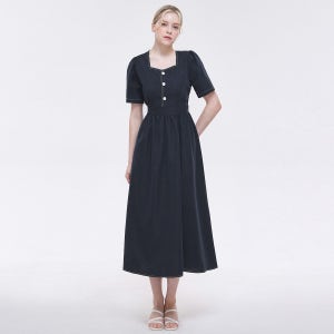 [롯데백화점] 포커스 스퀘어넥스티치원피스 PBVFF4M1OP3521 LE1216854678