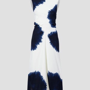 프로엔자 슐러 화이트 크레이프 엘라 드레스 R2423026