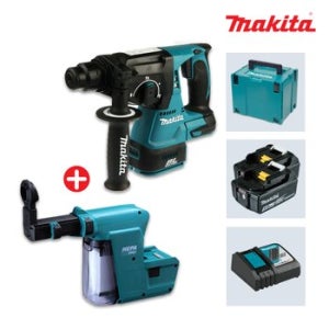 마끼다 DHR242RTEV 18V 5.0Ah 충전집진로타리 함마드릴+집진기 DHR243동급