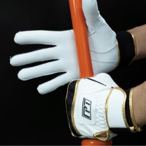 임팩트 IPT-BG01 양피 야구 배팅장갑 (화이트/블랙)