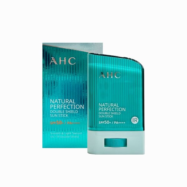 AHC 내추럴 퍼펙션 더블 쉴드 선스틱 (초록색) 22g (SPF50+) 1개