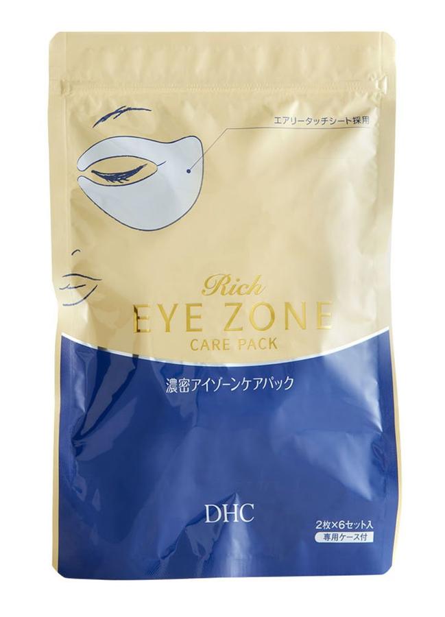 [아마존 공식]<b>DHC</b> Rich Eye Zone 케어 팩, 컴플리트 케어 아이 마스크, 잔주름, <b>붓기</b>, 콜라겐, 모든 피부 타입, 6가지 적용