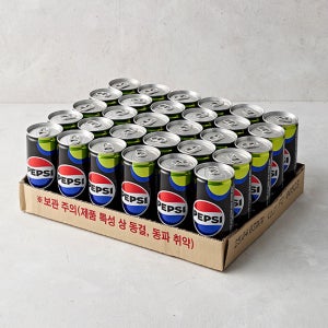 [펩시] 제로 콜라 라임향 210mL*30캔