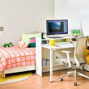 한샘 블랭크 컴퓨터책상 공간분리 (세트 옵션)