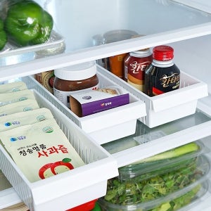 이노마타 냉장고 정리 트레이 3P세트 (화이트) / H5024