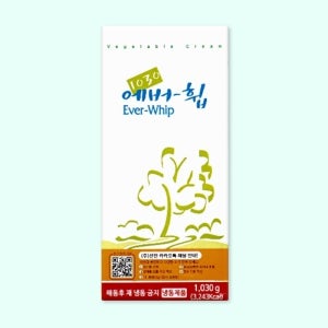 [무료 아이스박스],에버휩 휘핑크림 1030g