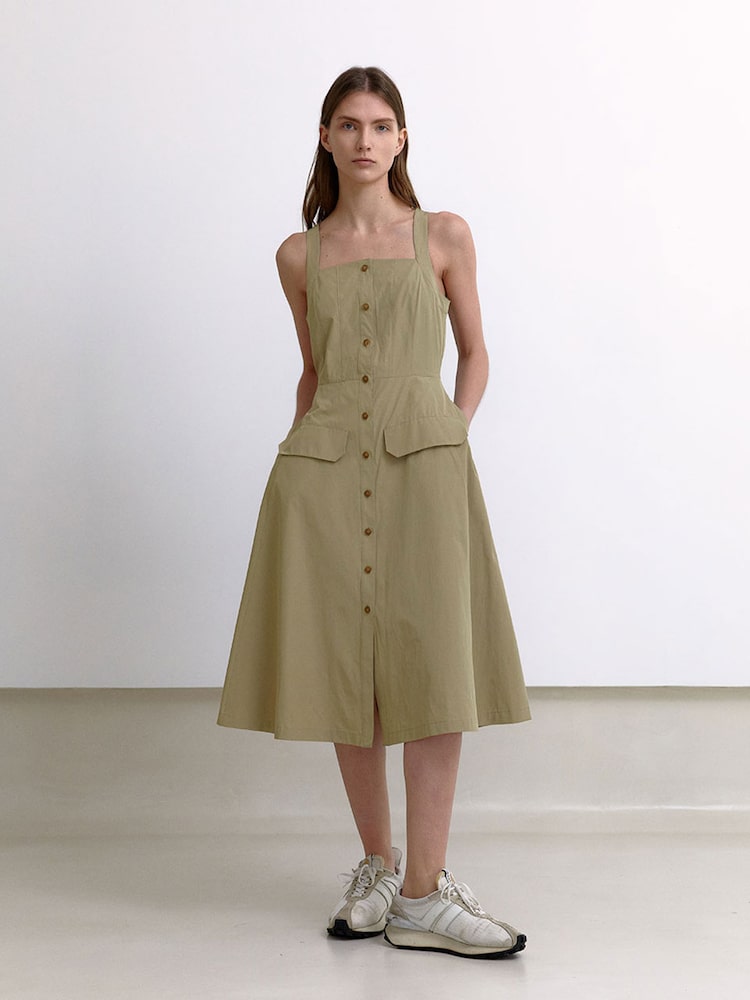 [퍼블리카엑스] ELFNA DRESS, CAMEL 겨자색 PXFAOP04CM