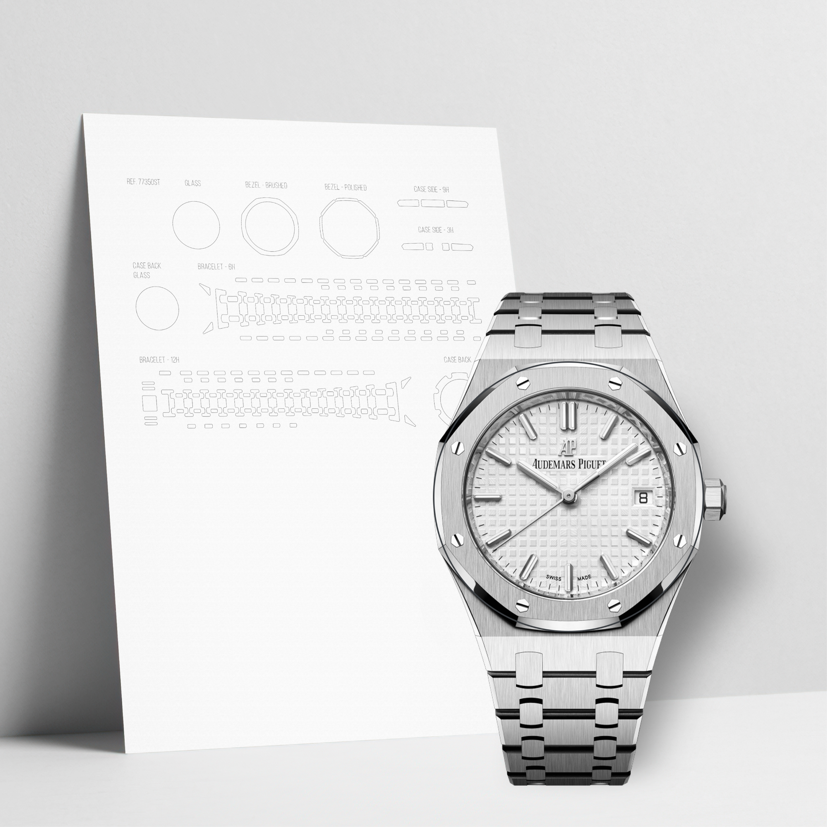 WatchShell 오데마 피게 로열 오크 OO 보호필름 77350ST 1261ST 01