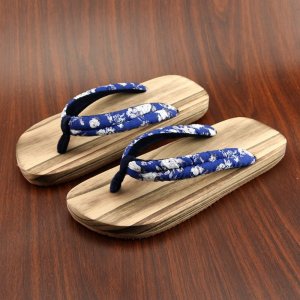 일본 나막신 나무 슬리퍼 게타 쪼리 일본 전통 신발-로그