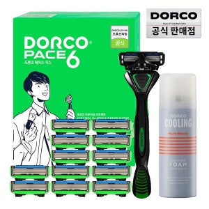 도루코 페이스6 면도기획세트 2호 (면도기+날 총13입+74ml폼)