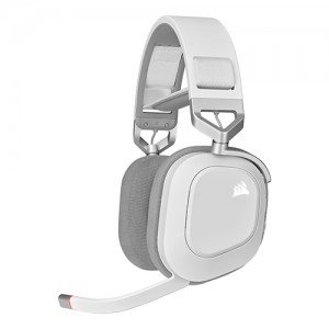 CORSAIR HS80 RGB WIRELESS 게이밍 헤드셋 (화이트, 정품)