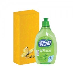 참그린 녹차 주방세제 1호 판촉물제작 홍보용품 로고 문구 인쇄 설거지 뽀드득 기름기 세정제 500ml 가정용 퐁퐁 트리오
