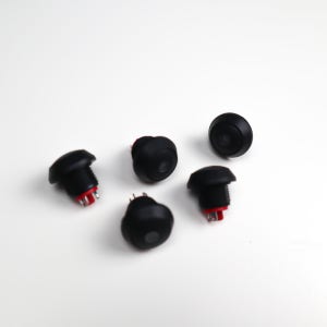 A2126.822 블랙 12파이 푸시버튼스위치 그린 LED 점등 자동복귀형 ON OFF