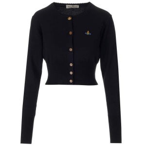 비비안웨스트우드 베아 크롭 캐시미어 울 여성 가디건 블랙 1803002U Y0018 N401 BEA CROPPED CARDI 67559704