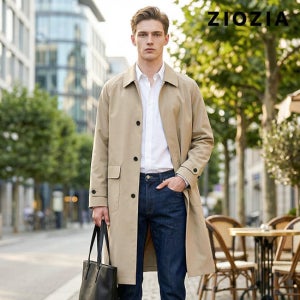 히든버튼 발마칸 트렌치코트 (AEC1CG1103)