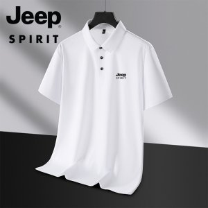 JEEP SPIRIT 남자 캐쥬얼 카라 티셔츠 남성 여름 반팔 패션 JP-6651  화이트  L