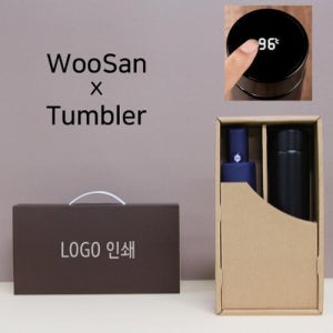 단체기념품 텀블러제작 스마트온도계 500ml 텀블러판촉물제작