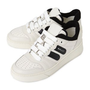 발리 로열티 패널 가죽 스니커즈 화이트 블랙 WK007F VT594 I013 여성 ROYALTY W 13