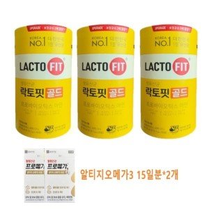 락토핏 종근당건강 락토핏 생유산균 골드 2g x 50포 알티지오메가3/15일분2개/무료증정   -g-