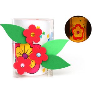 큐티 플라워 조명등유치원 어린이집 봄만들기 diy 키트 초등 미술 재료
