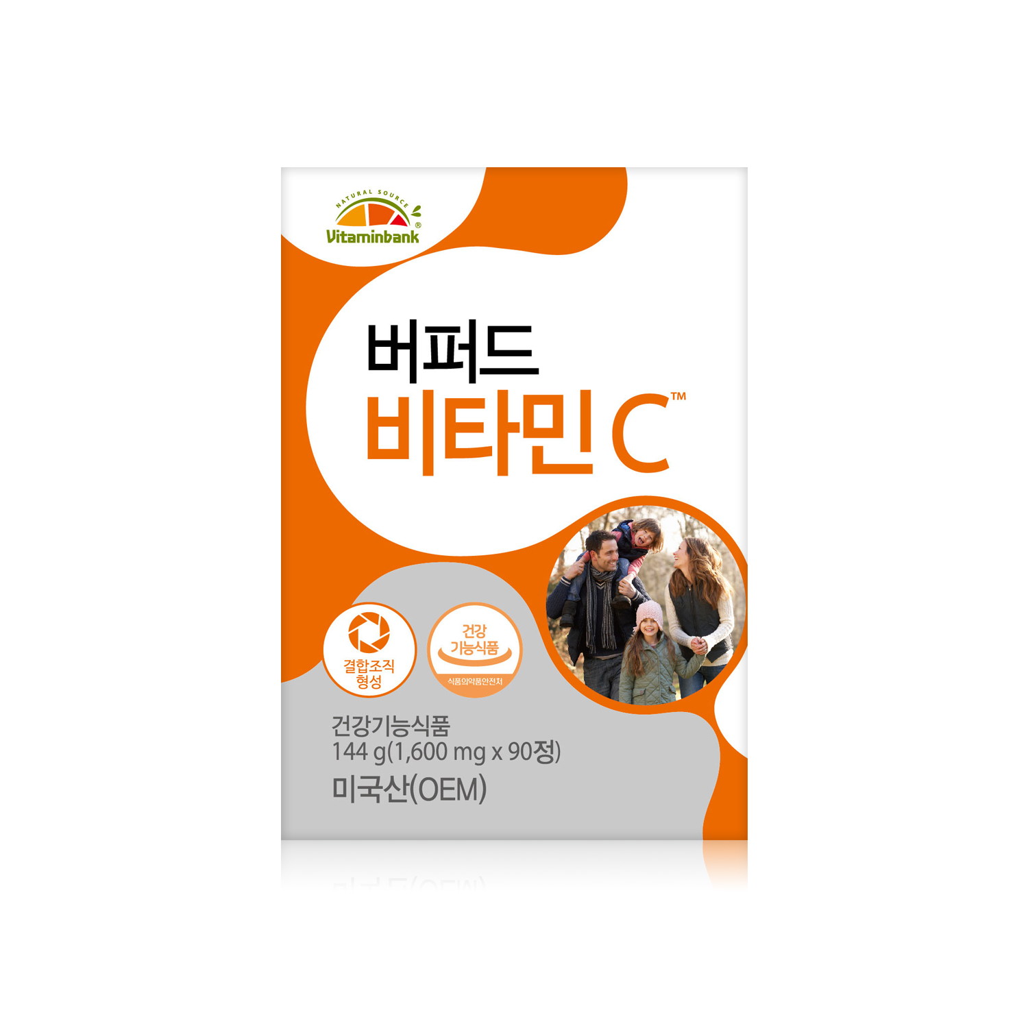 [<b>비타민뱅크</b>] (<b>비타민뱅크</b>) 버퍼드 <b>비타민C</b> 90정