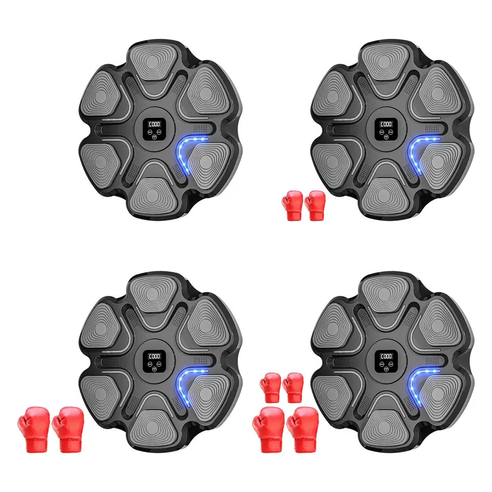 뮤직 복싱 머신 지능형 음악 기계 전자 훈련 벽 타겟 스포츠 민첩성 반응 7 adult