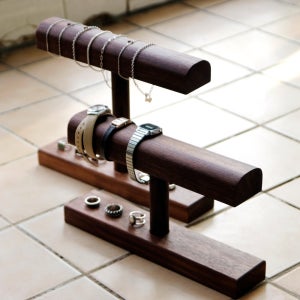 프리미엄 월넛 팔찌,시계 거치대 디스플레이 스탠드 진열, 시월은