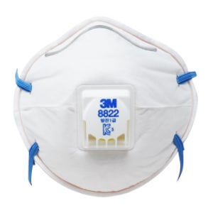[3M] 1급 방진 마스크 8822 (10개입/1팩, 3중구조, 안면부여과식)