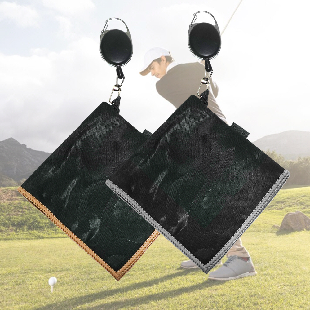 미소진코리아 바로 릴 스퀘어 골프 타올 고급 와이어 타월 극세사클리너 12x12