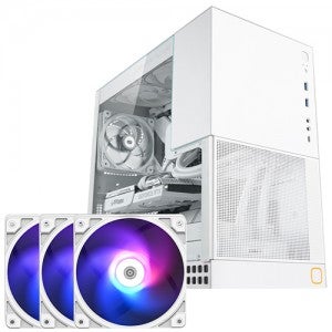 GEO메트릭퓨처 Model4 킹 아서 + Silence GI 120 ARGB (화이트 패키지)