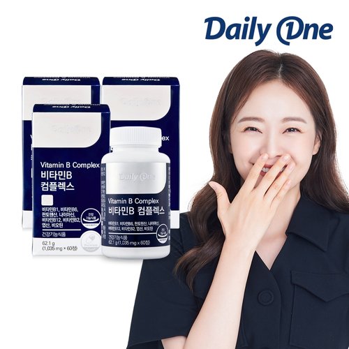 데일리원 <b>비타민</b>B 컴플렉스 3통