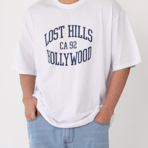 할리우드 반팔티[XL-2XL]