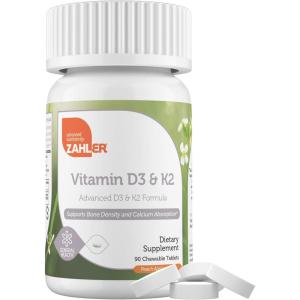 자일러 <b>자일러 비타민 D3</b> K2 90캡슐 Zahler Vitamin D3 K2