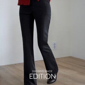 [기획특가/MADE/숏,롱]유이 부츠컷 슬랙스(+NEW 컬러)(자체제작 제작상품 슬랙스 하이웨스트 밴딩팬츠 격식룩 하객룩 웨딩룩 웨딩게스트룩 출근룩 여름바지 부츠컷)