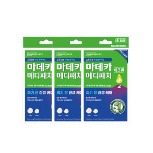 동국제약 마데카 메디패치 아크큐 38매 3개 (짜기 전 진정 케어)