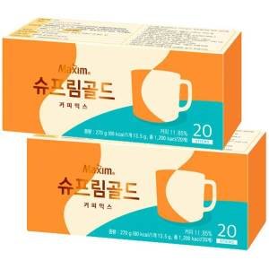 맥심 동서 맥심 슈프림골드 커피믹스 40T (20개입x2개)