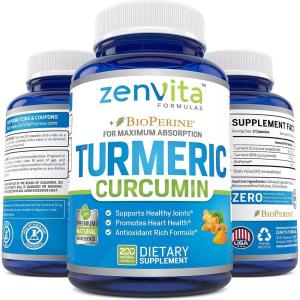 ZenVita Formulas Bioperine Turmeric Curcumin 1팩
