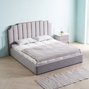 [모벨라][착불] 이든 로즈골드 패브릭 침대 SK_MPEDEN [갤러리아]