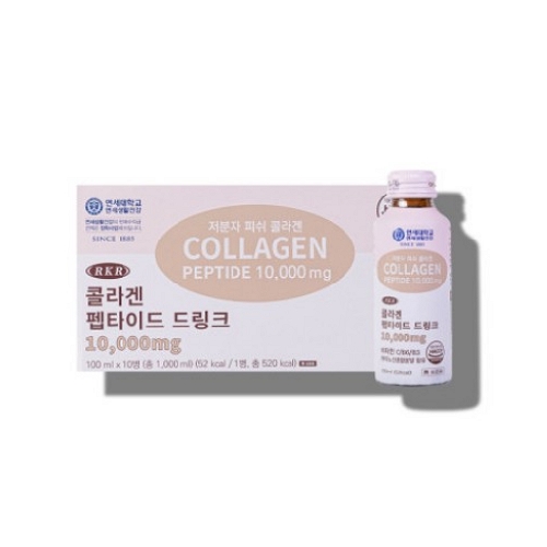 연세생활건강 알케이알 <b>콜라겐</b> 펩타이드 <b>드링크</b> 10000mg 100ml x 10개입