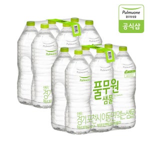 풀무원 샘물 생수 2L X 12병(무/유라벨 랜덤)