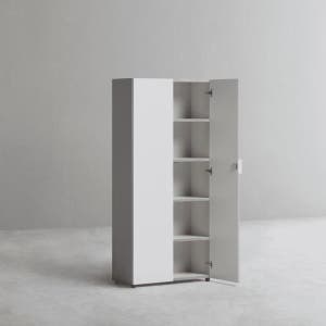 데스커 800폭 5단 깊은 목제 수납장 (5단 도어형) DSCB0855A